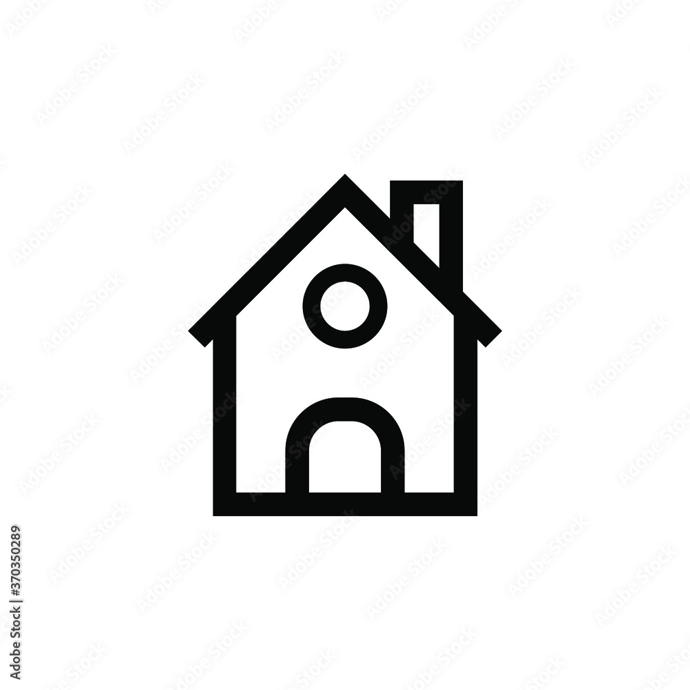 House and home icon vector collection House and home icon vector collection