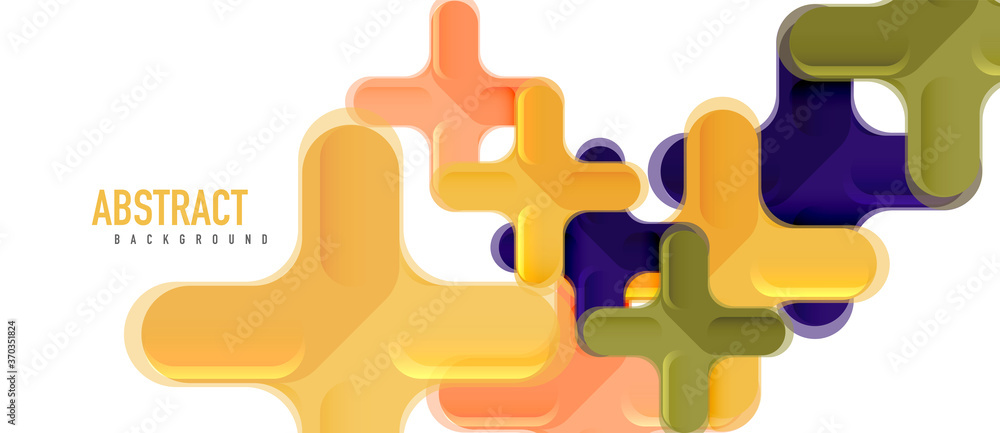 Glossy multicolored plastic style cross composition, x shape design, techno geometric modern abstract background. Trendy abstract layout template Glossy multicolored plastic style cross composition, x shape design, techno geometric modern abstract background. Trendy abstract layout template