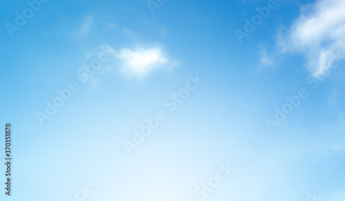 blue sky with beautiful natural white clouds