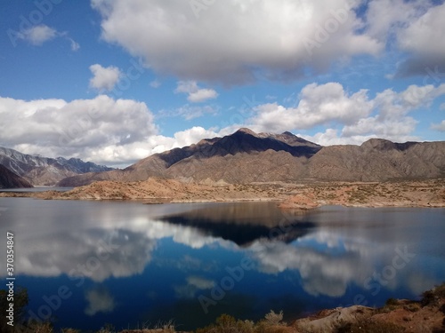 A different sky reflection on winter