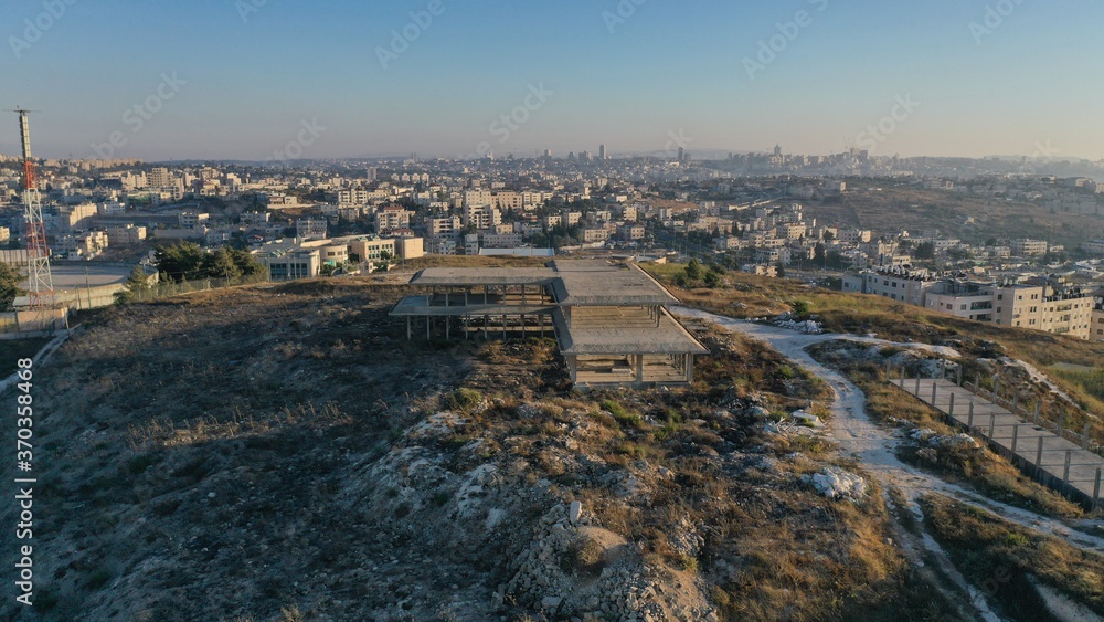 King Husein Royal Palace tell el ful, Jerusalem city view