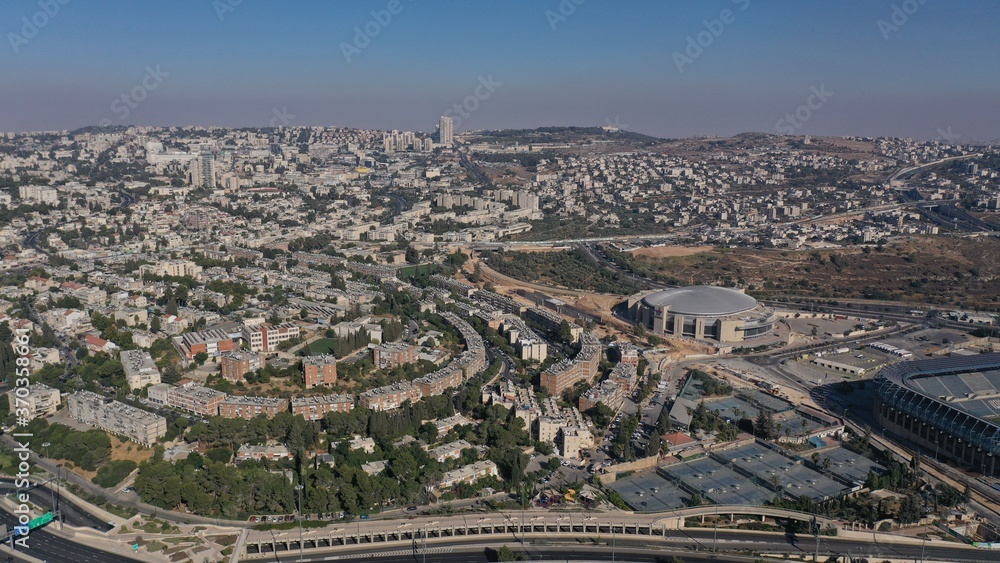 Jerusalem center Landscape at sunset, aerial
Drone, Jerusalem, Israel,sunset
