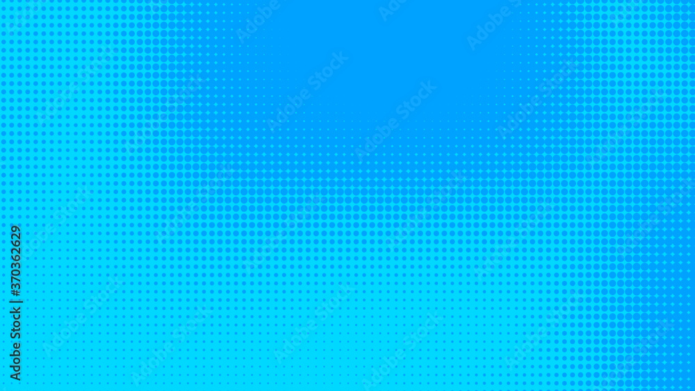 Dots halftone blue color pattern gradient texture with technology digital background. Dots pop art comics with summer background. Dots halftone blue color pattern gradient texture with technology digital background. Dots pop art comics with summer background.