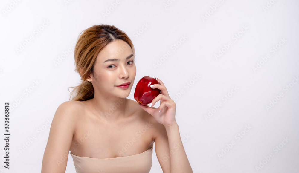 Beautiful young woman with clean fresh skin . Facial treatment . Cosmetology , beauty and spa . Skin care Beautiful young woman with clean fresh skin . Facial treatment . Cosmetology , beauty and spa . Skin care
