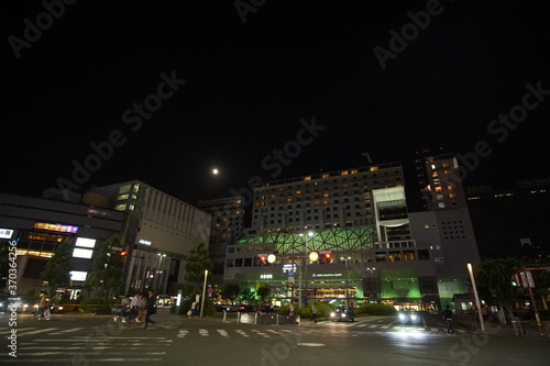 Wallpaper Mural Kyoto tower at night, Japan Torontodigital.ca