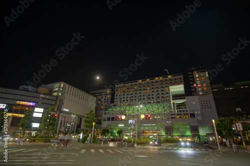 Wallpaper Mural Kyoto tower at night, Japan Torontodigital.ca