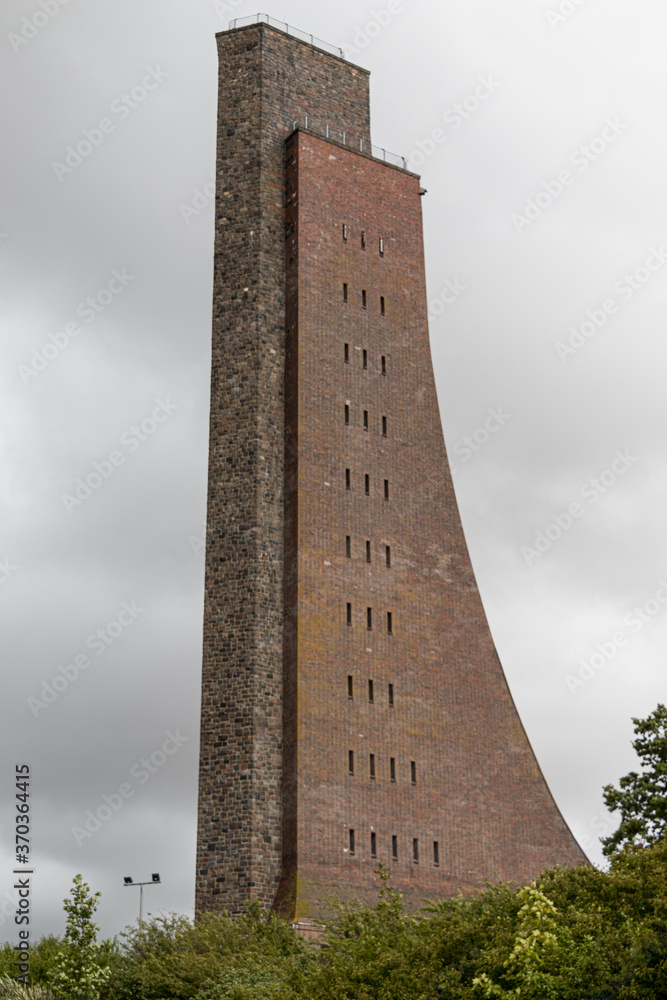 Naval Memorial in Laboe, Germany, towering 72 meters high