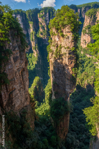 mountains in Zhangjiajie national park, China