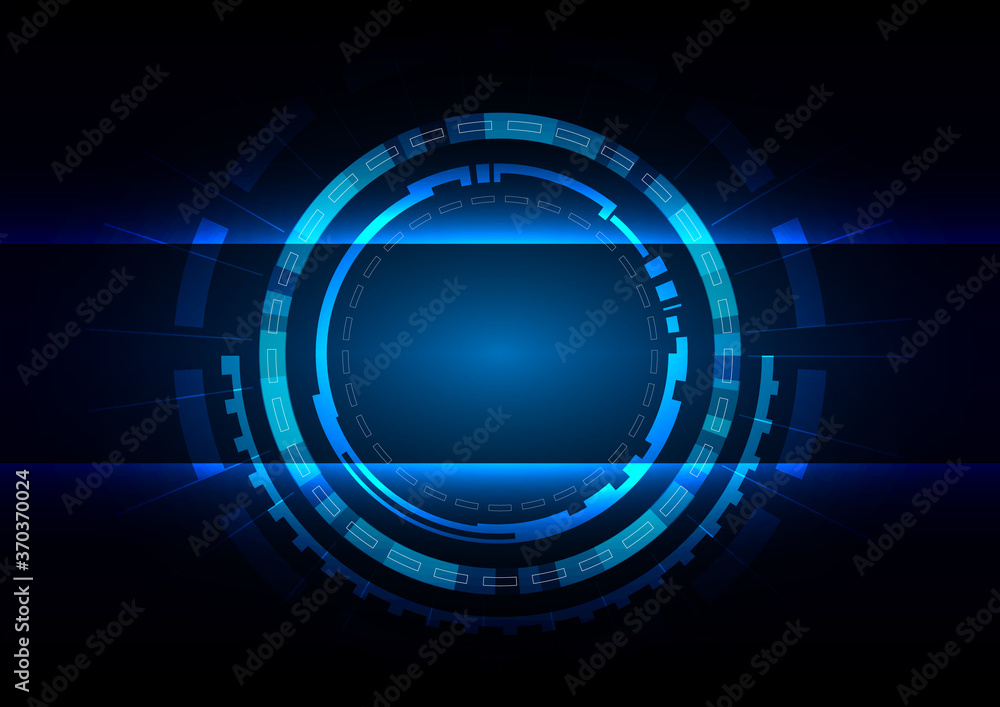 Abstract vector technology circle design concept background, vector illustration design background Abstract vector technology circle design concept background, vector illustration design background