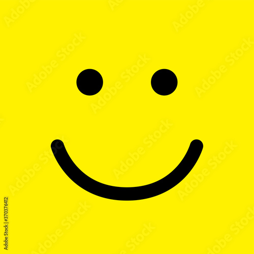 Smile icon. Happy face symbol.