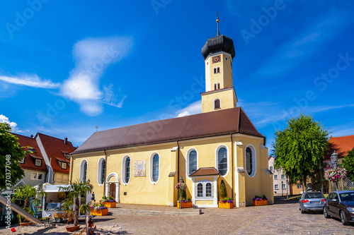 Marktplatz, Neresheim, Deutschland 