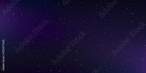 Star universe and stardust in deep space background and milky way galaxy in the night with nebula in the cosmos. Vector Illustration. © KICKINN