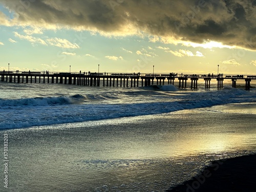 sunset at the beach