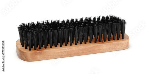 Clothes brush isolated on white.