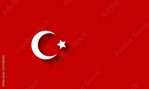 turkish flag 3d