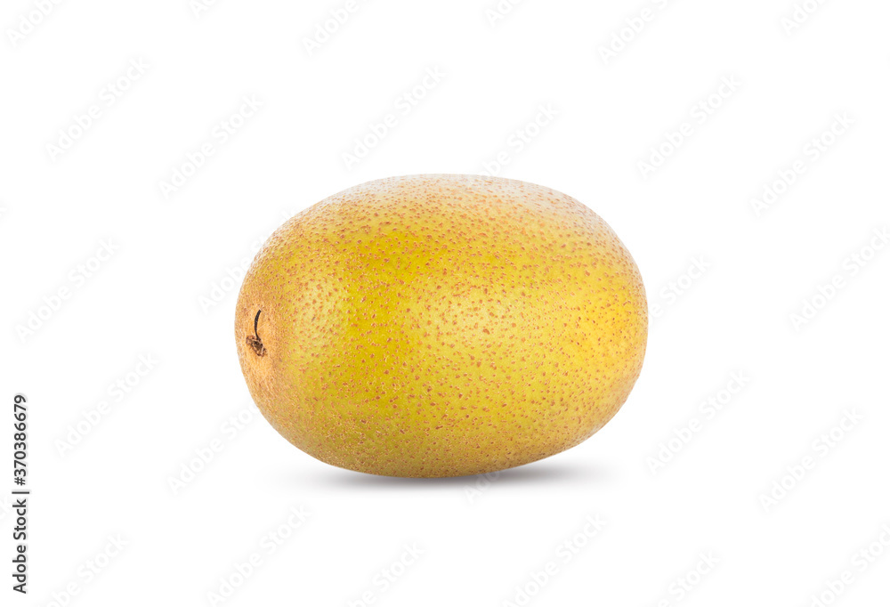 gold kiwi fruit on a white background . full depth of field gold kiwi fruit on a white background . full depth of field