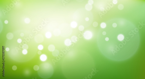Abstract nature soft gradient background with bokeh effect. Ecology concept Blurred smooth backdrop. Vector illustration for your graphic design, banner, wallpapers, poster, card, website