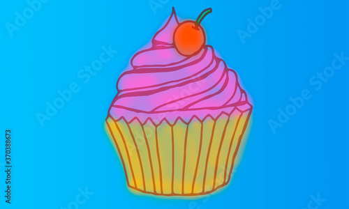 cupcake illustration