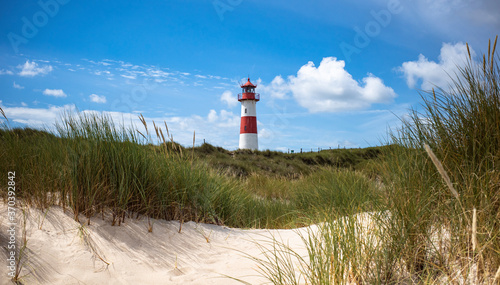 lighthouse on the coast, sylt island germany