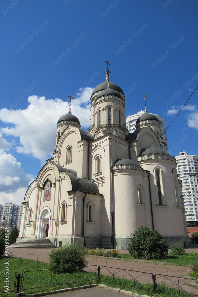 Obraz premium Russia, Moscow, Maryino, Church of GodMother Icon, august, 2020 (20)