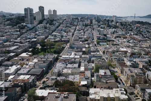 Buildings of city centre of San Francisco, California, USA