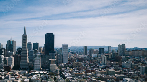 Buildings of city centre of San Francisco, California, USA © Mark Zhu