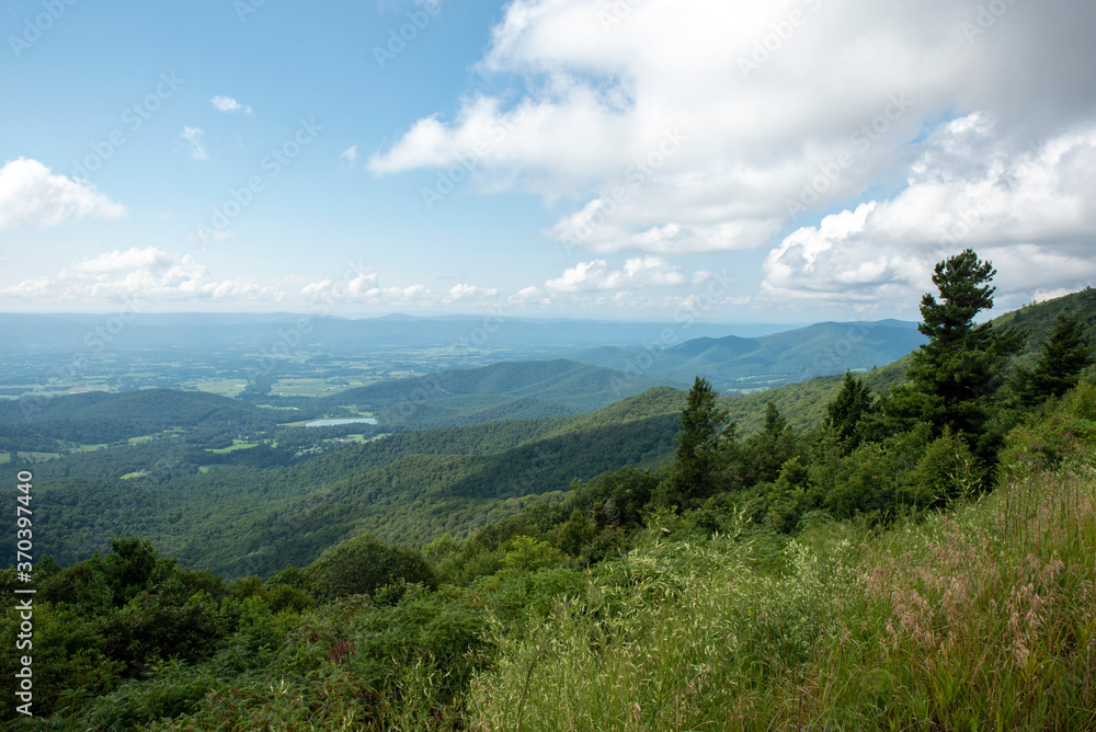 Fototapeta premium mountain landscape with clouds
