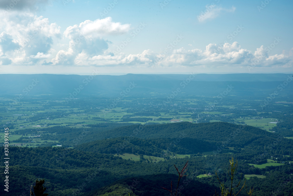 Obraz premium mountain landscape with clouds