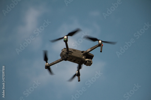 Dji Mavic Pro Drone flying overhead. Mérida, Yucatán, México; February 1st 2020