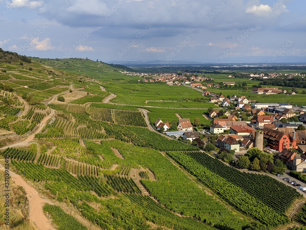 Kaysersberg Riquewihr Ribeauvillé Ribeauvillé Mittelbergheim route des vins d'Alsace, plus beau village de france avec maison en bois poutre et charpente architacture traditionnel  ferme à colombage