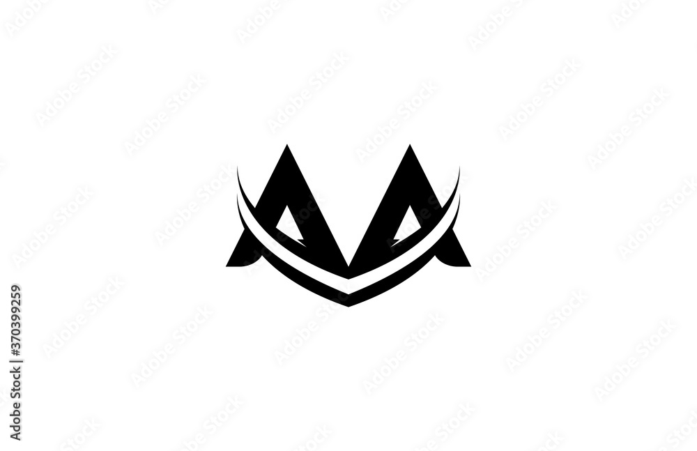 Professional Artistic Monogram Swoosh Letter AA Logo Design Professional Artistic Monogram Swoosh Letter AA Logo Design