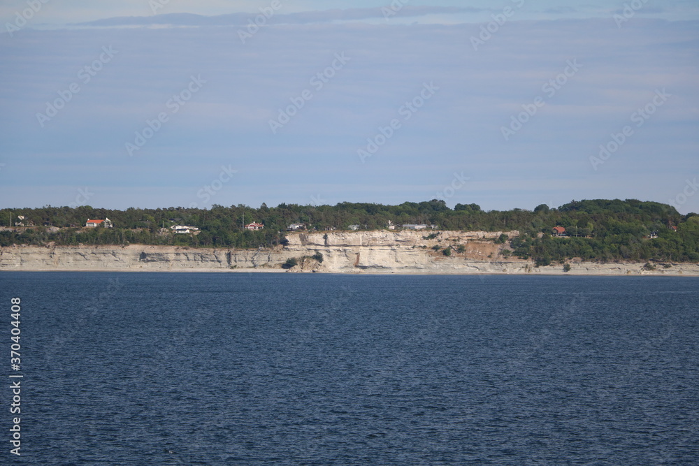 View from Baltic Sea to Gotland, Sweden