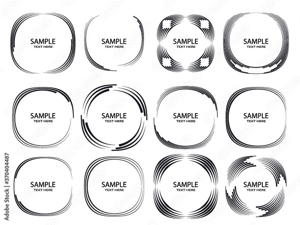 Lines in Circle Form . Spiral Vector Illustration .Technology round. Wave Logo . Design element . Abstract Geometric shape . Lines in Circle Form . Spiral Vector Illustration .Technology round. Wave Logo . Design element . Abstract Geometric shape .