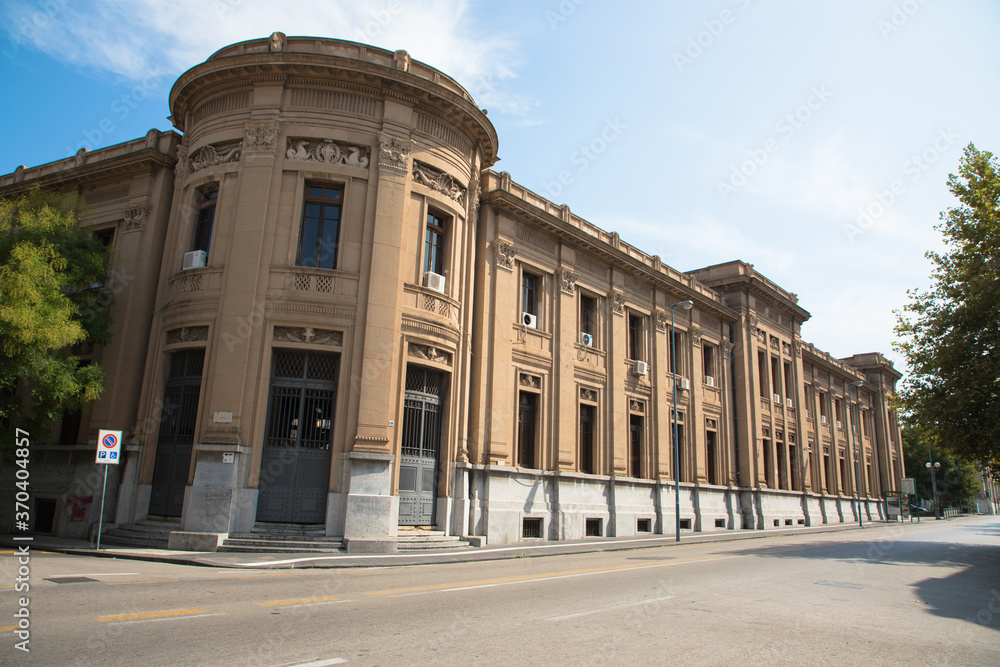 Fototapeta premium Views of various buildings of Messina, Sicily, Italy