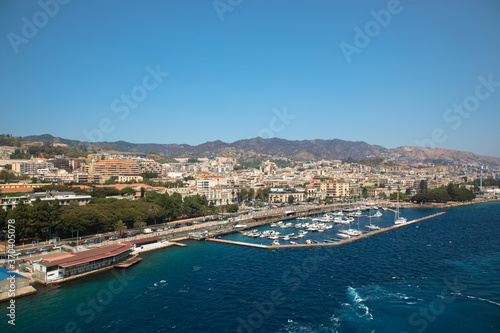 Marina del Nettuno in the harbour of Messina, Sicily, Italy