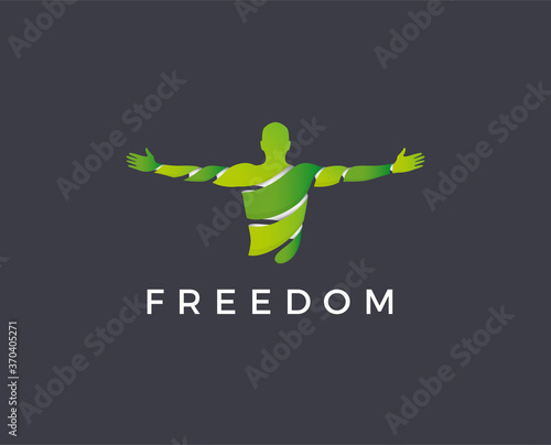 minimal health care logo template - vector illustration