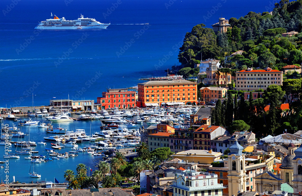 Santa Margherita Ligure Resort on the Italian Riviera, Europe