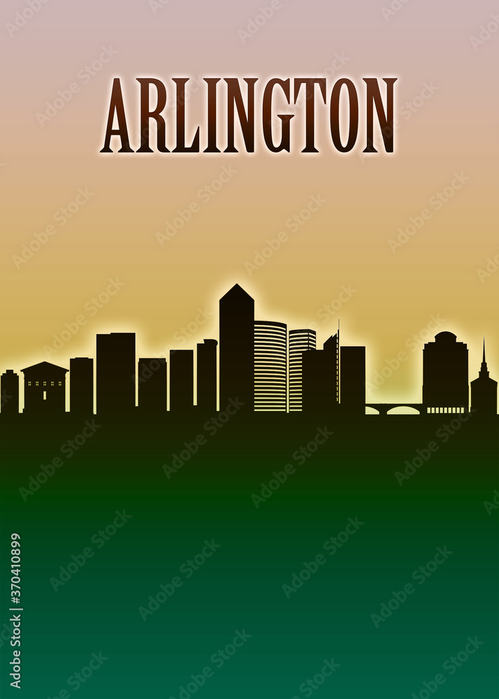 Arlington Skyline Minimal