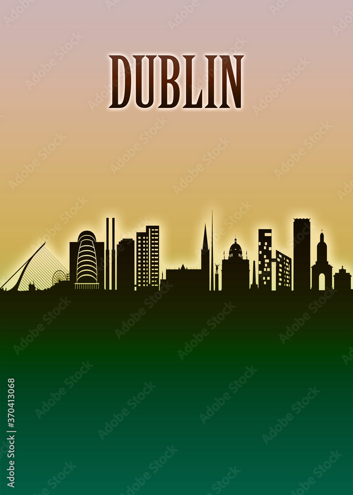 Dublin Skyline Minimal