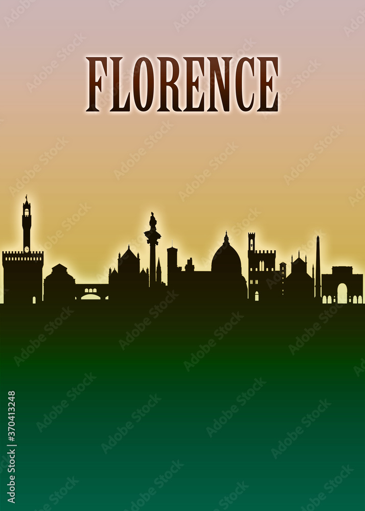 Florence Skyline Minimal