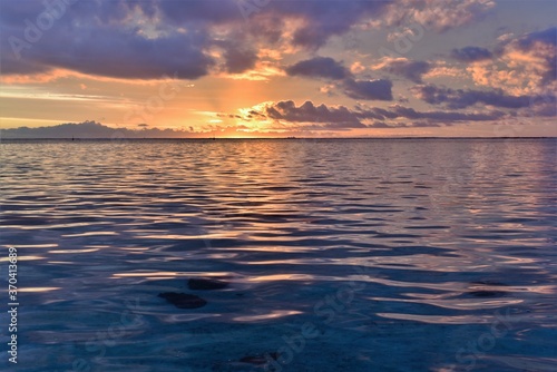 Obraz na plátně Tahitian Sunset