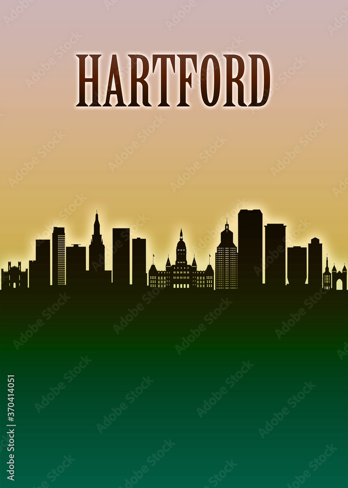 Hartford Skyline Minimal