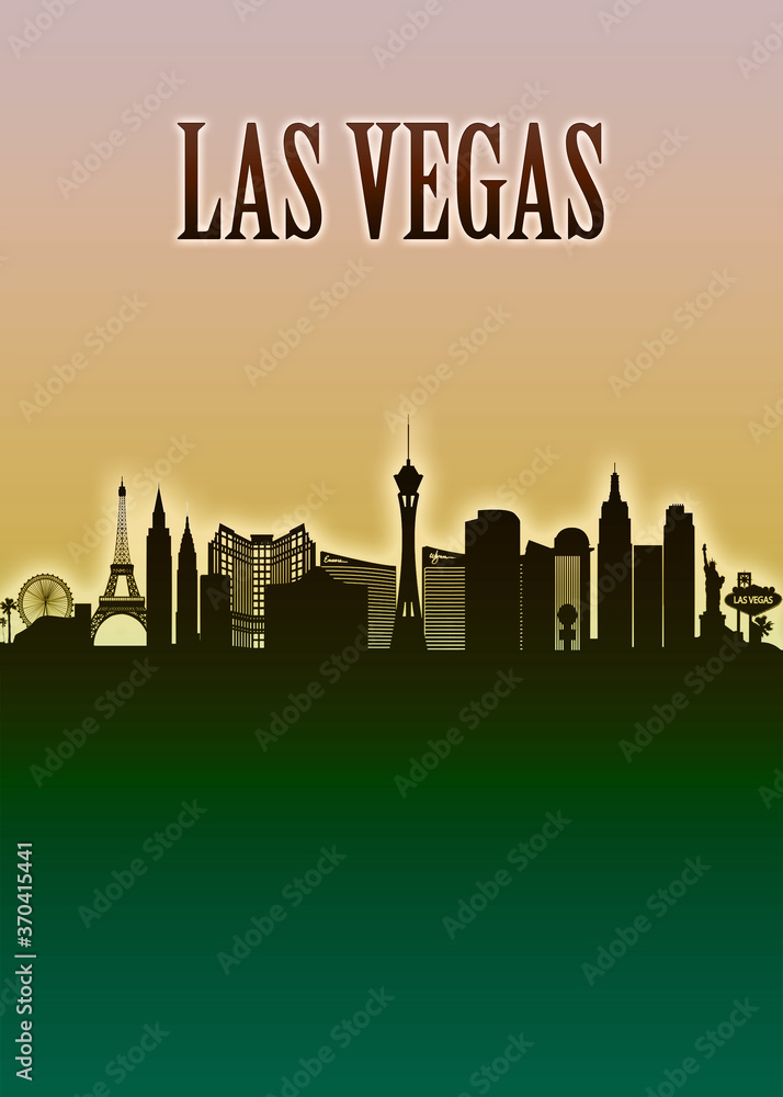 Las Vegas Skyline Minimal