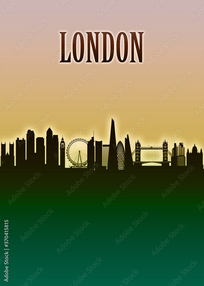 London Skyline Minimal