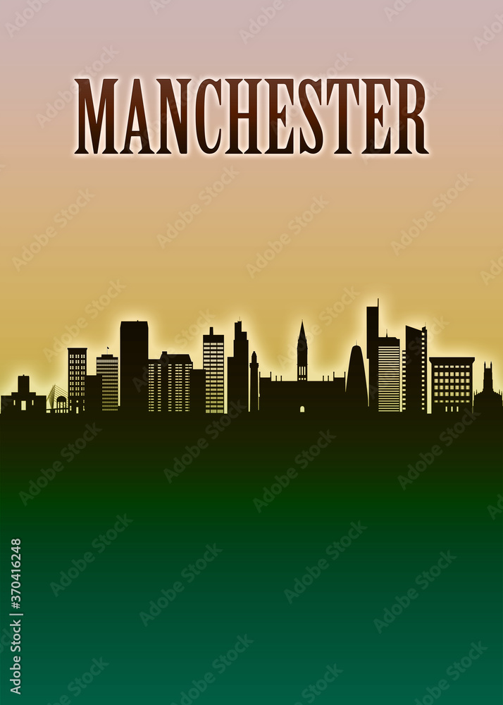 Manchester Skyline Minimal