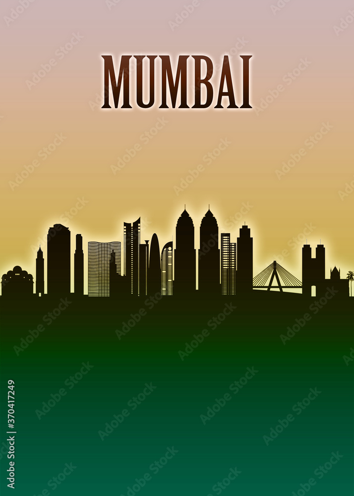 Mumbai Skyline Minimal