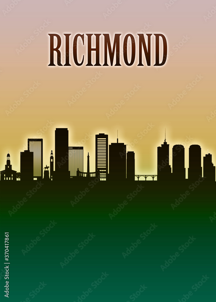 Richmond Skyline Minimal