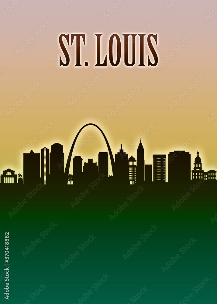 St. Louis Skyline Minimal