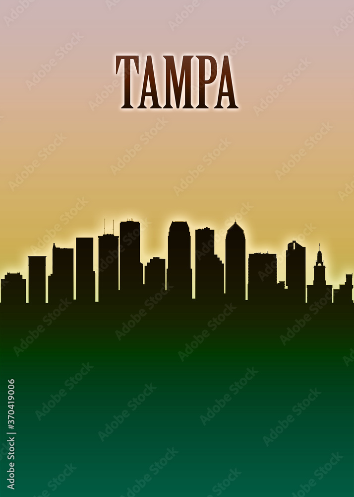 Tampa Skyline Minimal