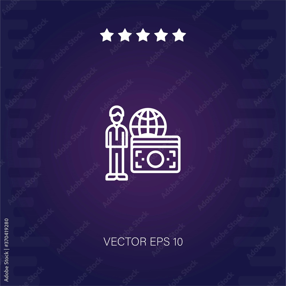 business vector icon modern illustration business vector icon modern illustration